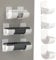 Trash Bag Dispenser, Trash Bag Holder, 4PCS Wall Mounted Trash Bag Dispenser, Waterproof Self-Adhesive Garbage Bag Dispenser, Plastic Bag Holder for Kitchen Bathroom