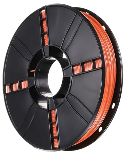 sourcing map ABS 3D-Drucker-Filament, 1,75 mm, 500 g Spule, orangefarbenes 3D-Stift-Druck-Filament für 3D-Zeichenstift-Nachfüllung, 3D-Drucker
