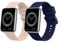 kwmobile Bracelet Compatible avec Huawei Watch Fit 2 Bracelet - 2X Bracelet de Rechange en Silicone pour Fitness Tracker