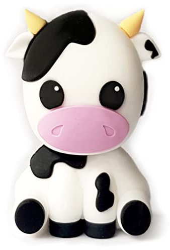 Ulticool - Clé USB C - Vache 64 Go - Pretty Sweet Cute USB - Stockage de données de clé USB - Memory Flash Pen Drive - Clé USB - Design original unique - Clé USB C Noir Blanc Rose