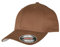 GIDUTEX Flexfit Unisex Wooly Combed Cap inkl. Schlüsselband graue Unterseite Baseball Cap Basecap (DE/NL/SE/PL, Alphanumerisch, L, XL, Coyote Brown)