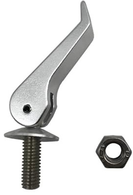 PJQUEKAIPJ bike seat clamp M8 Stainless Can Lever Eccentrics Aluminum Adjustable Quick Release Screw Nut Bike Seat Post Clamp Nut Lever Skewer bike seat clamp quick release(M8X30 Stainless nut)