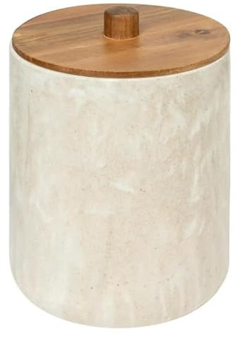 Paris Prix Five Simply Smart - Poubelle de Salle de Bain Côme 5L Beige