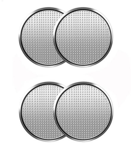 Wiederaufladbare Knopfzellen, Wiederaufladbare Münzbatterien, LIR2032H Wiederaufladbares Akkus Batterie Ladegerät Mit 4Pack 3.6V Flache Knopfzellen-Ionenbatterien