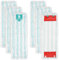6 Stück Wischbezug für Leifheit Profi XL Micro Duo / Profi XL Cotton Plus, Mikrofaser Ersatzbezug für Alle Bodenarten, Super Starke Wasseraufnahme und Starke Dekontaminationsfähigkeit