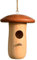 Mangeoire à oiseaux à suspendre, abri pour animaux, abri de jardin, résistant aux intempéries, charmant accent de jardin, 13 x 10 x 10 cm, pour abri extérieur pour animaux