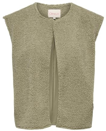 ONLY Damen Onlvita Teddy Vest PNT Cs Onlvita Teddy Vest PNT Cs (1er Pack)