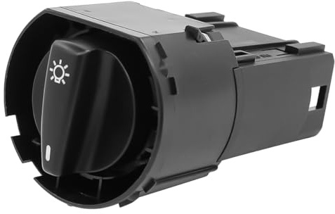 Gurtt Interruptor de Control de Faros Delanteros para luz Principal, Compatible con Audi A3 8L (1996-2003), Seat Leon 1M, Toledo 1M (1999-2006) y Skoda Fabia 6Y (1999-2008).