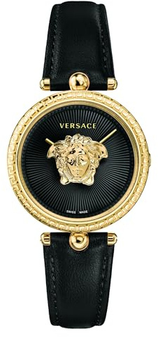 Versace Damen Uhr Armbanduhr Palazzo VECQ03225 Leder