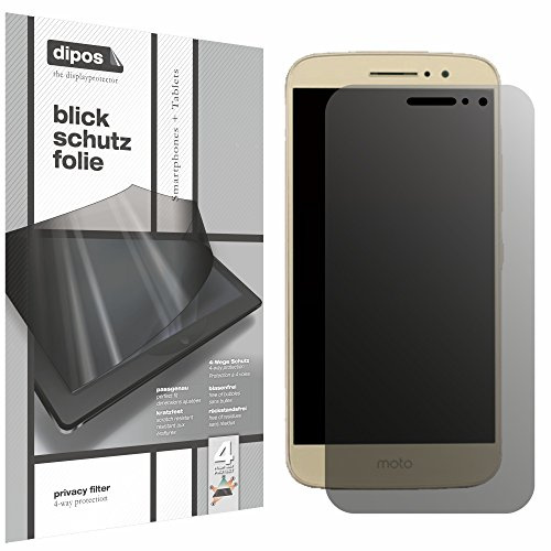 dipos Blickschutzfolie für Lenovo Moto M XT1662 (5,5 Zoll)