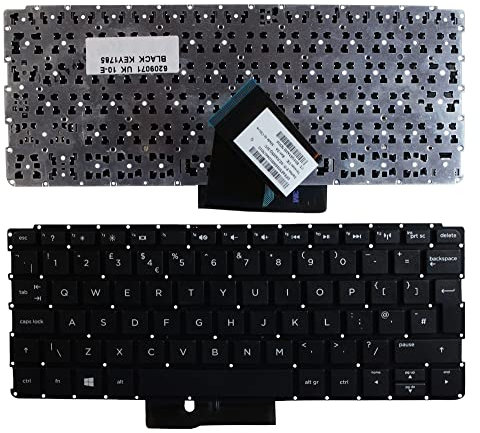 Power4Laptops Royaume-Uni Noir Clavier pour Ordinateur Portable (PC) de Remplacement Compatible avec HP Pavilion 10-e003AU
