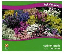 Tapis/Ruban de graines : Jardin de rocaille - 15 g - fleur vivace - LES GRAINES BOCQUET