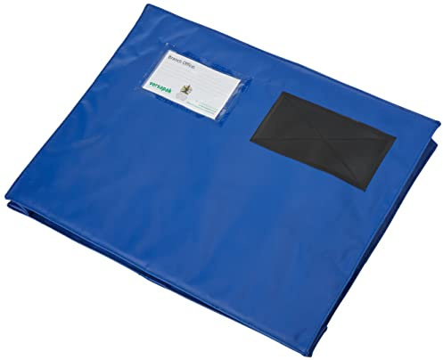 Versapak 406 x 305 x 75 mm Mailing Pouch with Gusset - Blue