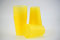 S&S-Shop Lot de 25 gobelets réutilisables en plastique - 0,4 l - Jaune