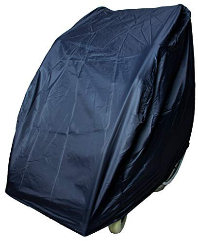 Saniversum UG Rollator-Schutzabdeckung, Schwarz, Nylon, Wasserabweisend, 81 x 53 x 75 cm, 270 g, Fixiertes Gewichtsband