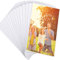 Magnetische Fototaschen, Magiclfy 15 Stück Magnet Bilderrahmen Fotorahmen für Fotos Postkarten von 10 x 15 cm für Kühlschrank, Weiß