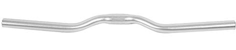fahrradlenker rennrad,Lenker 25 4 Mm Silber,Fahrradlenker Aluminium Mountain Road Bar Extra Langer Lenker Geeignet Für 25.4Mm 520Mm Bar 5 Farben(Silbern)