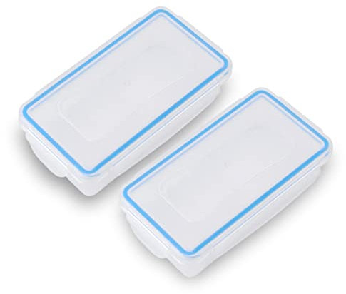 Wendry 2PCS 18650 Battery Case, Battery Holder Case for 16340 Batteries, CR123A Batteries, Batteries Carrying Case Organizer, Battery Storage Organizer Box, Plastic Waterproof