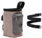 Borsa Addestramento Cane Impermeabile Contenitore Crocchette Cane Cintura Regolabile Addestramento Cani Accessori Sacchetto Di Allenamento Per Cani Con Dispenser a Sacco Integrato, Marrone&17x15cm