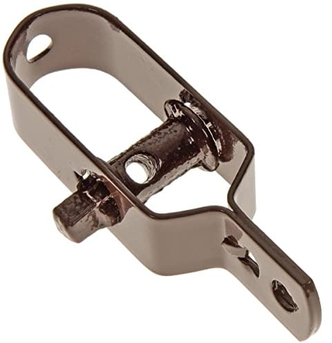 HaGa® Drahtspanner 100mm x 28mm x 20mm - Zaundrahtspanner in braun 10 Stück