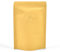 50 Coffee Beans Stand Up Pouch Bag with One-Way Degassing Valve and Zip Lock | 130x210x40mm (250g Coffee Beans), Kraft (Windowless)