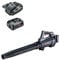 AL-KO LB 1860 Cordless Leaf Blower 18 V Li-Ion (Battery and Charger Included), 45 m/s Air Speed, 450 m³ Volume Flow, 2 Pipe Attachments, Eco/Power Mode, Black