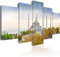 decomonkey Bilder Türkei 150x75 cm XXL 5 Teilig Leinwandbilder Bild auf Leinwand Wandbild Kunstdruck Wanddeko Wand Wohnzimmer Wanddekoration Deko Stadt City Architektur
