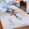 Mazovia Kinderzimmerteppich Antirutsch - Waschbar bis 30 Grad - Mädchen - Kurzflor Kinderteppich Teppich für Kinderzimmer - ÖKO-TEX Zertifiziert - Teppiche Junge Mädchen Grau 160 x 230 cm