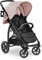 Hauck Rapid - Passeggino 4D Dusty Rose, passeggino completo, compatto e pieghevole con una mano, ruote grandi, con parapioggia