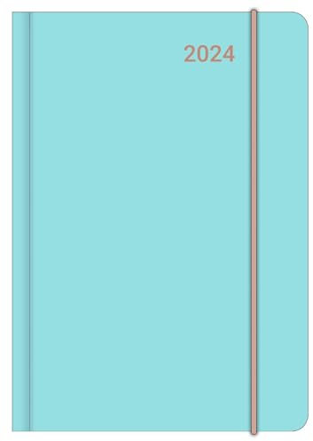 BLUE SPRUCE 2024 - Diary - Buchkalender - Taschenkalender - 12x17: Midi Flexi Diary EarthLine