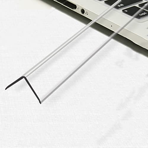 Baguette d’angle/ Protection d'angle Corner Guard Clear Plastic, Corner Safety Guards Long 150 140 130 120 110 100 Cm, Wall Edge Protector / Corner Trim Pour Murs, Mobilier De Porte De Bureau, Peel An