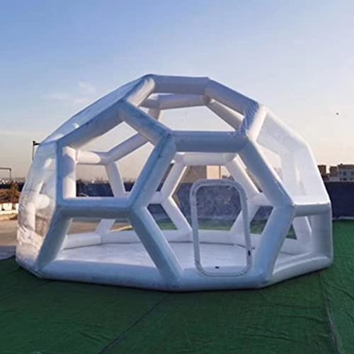 Transparentes Blasenhaus kann aufblasbares Luxus-Sternenzelt, geeignet für Outdoor-Camping und Hinterhofbetrachtung, Kuppelzelt, transparenter Heimgarten, Party, Freizeitplatz, 4 m