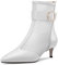 Castamere Donna Medio Tacco Heel a Punta Stivaletti Cerniera Ballo Dress 5 CM Heels Bianco 41 EU