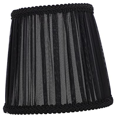 Angoily Hängender Boho Lampenschirm - Schwarzer Korblampenschirm - E14 Lampe Für Wohndekoration