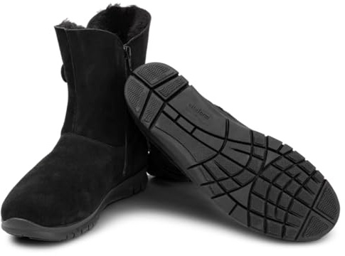 VITAFORM Stiefeletten Damen Weite H Veloursleder & Doubleface
