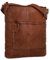 Gusti Umhängetasche Leder - Maola Damen Umhängetasche Handtasche Shopper Ledertasche Braun Leder