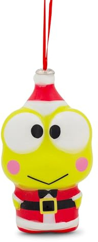Sanrio Keroppi Weihnachtsmann, bruchsicher, Decoupage-Ornament, 10,2 cm