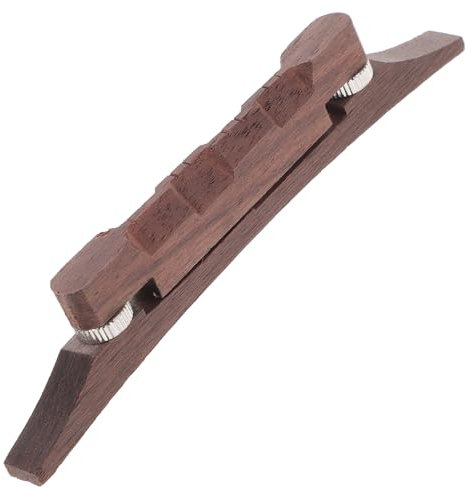 OFFSCH Mandolin Yard Adjustable Mandolin Bridge Musical Instrument Parts Mandolin Bridge Flat Top Mandolin Bridge Wood Archtop Mandolin Bridge Replaceable String Bridge