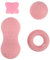 FRCOLOR 4 Stück Massageball-set Muskelentspannungsversorgung Lipgloss-kits Mobilität Sport-muskel-entspannungs-tool Gesichtsmassage Lacrosse Fitness Kieselgel Rosa Erwachsener Erröten