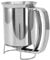 Porcionador de Masa para Pasteles, Dispensador de Masa para Panqueques, Porcionador de Masa de Acero Inoxidable para Muffins, Cupcakes con Báscula para Cocina Casera, Panadería