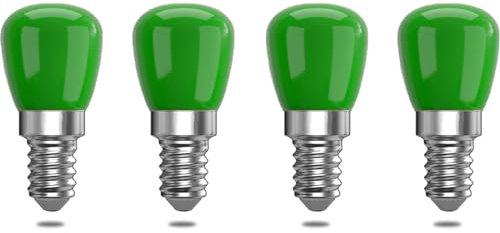 ZFQ 3W E14 Grün LED-Glühbirne, Dekorative Birne für AC220-240V, 25W Ersatz, für Halloween, Weihnachten, Festival, Bar - Farbige Dekorationslichter