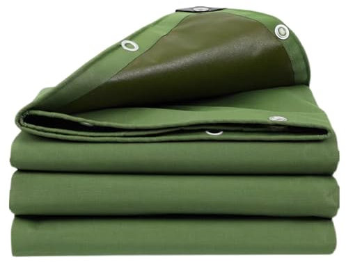 Heavy Duty Canvas Tarpaulin Outdoor Multipurpose Tarp Tent Waterproof Dustproof Boat Truck Cover, Ground Sheets, Pool Cover, Camping, Drsyffsup Tarp Cover Sheet - Support Customised(2x6m(6.5ftx19.7ft)