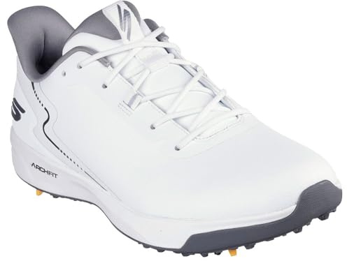 Skechers Herren Go Golf Elite Vortex Rival Turnschuhe, White, 43 EU