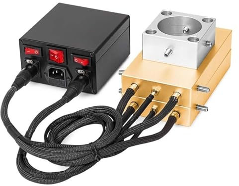 Transferpresse, Max 20T Druck Kolophonium 4*7 Pressplatte Wärme Aluminium Pressplatten mit Temperaturregler PID-Box for die Extraktion von Wachsblumenöl für Kissen, Mäuse, Pads, Tragetaschen