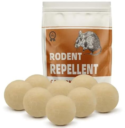 Rodent Repellent, Mice Deterrent, Rat Repellent Indoor, Great Alternative to Ultrasonic, Effective Outdoor Mouse Repellent, Keep Mice Away, 8P