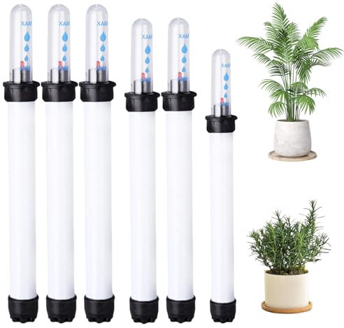 LUMOOM 6PCS indicador de Nivel de Agua para Plantas, indicador de riego para macetas de Cultivo, práctico indicador de Nivel de Agua para hidroponía, indicador de riego para Plantas de Interior