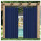Mewkew Outdoor Vorhang Wetterfest, Outdoorvorhänge für Pavillon Terrasse Sichtschutz Sonnnenschutz Balkon Vorhang Blickdicht Gardinen Wasserdicht,mit Abnehmbaren Schlaufen,H182 × B152 cm (1 Stück)