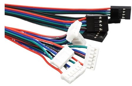 5 teile/los 3D Drucker Teile Schrittmotor Kabel 1M/2M 2,54 4pin-XH 2,0 6pin for Stecker(1M)