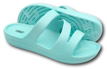 Ritmo Ciabatte Donna Estive in Gomma EVA, Sandali Slide Platform con Sottopiede Massaggiante per Mare Piscina Casa Doccia