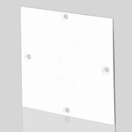 1 Stück weiße Abdeckdeckel quadratisch für f-tronic Hohlwanddose mehrfach massiv für blaue Gerätedose